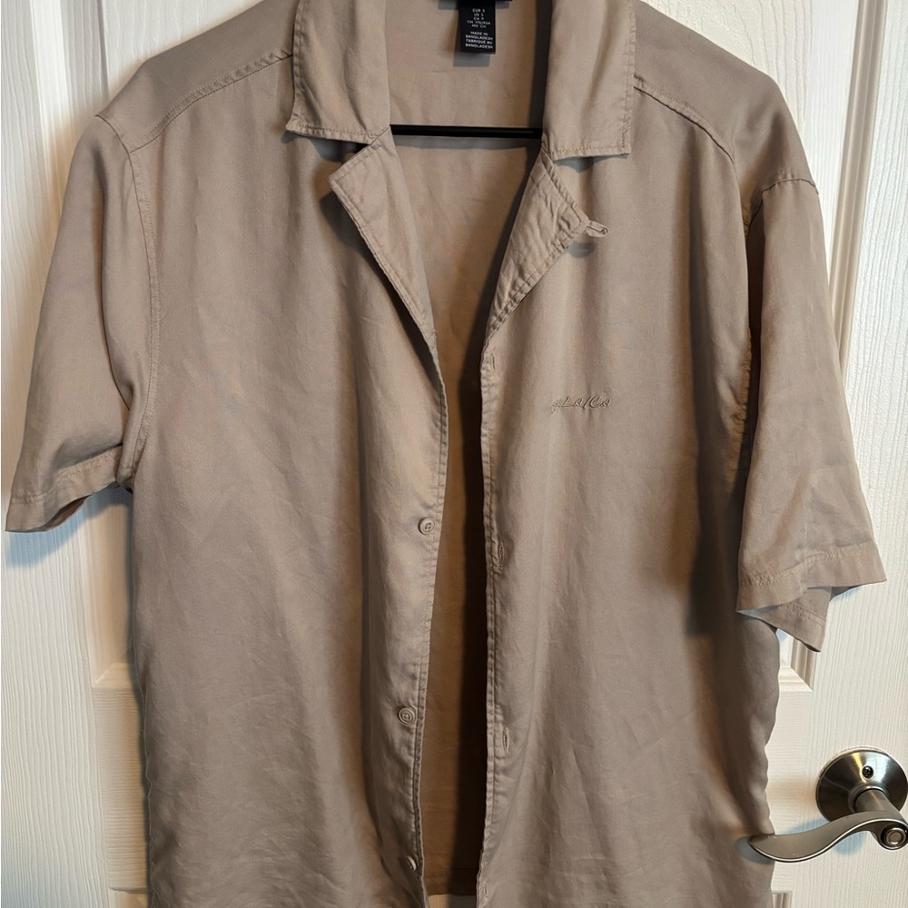 H&M Beige Loose Fit Shirt